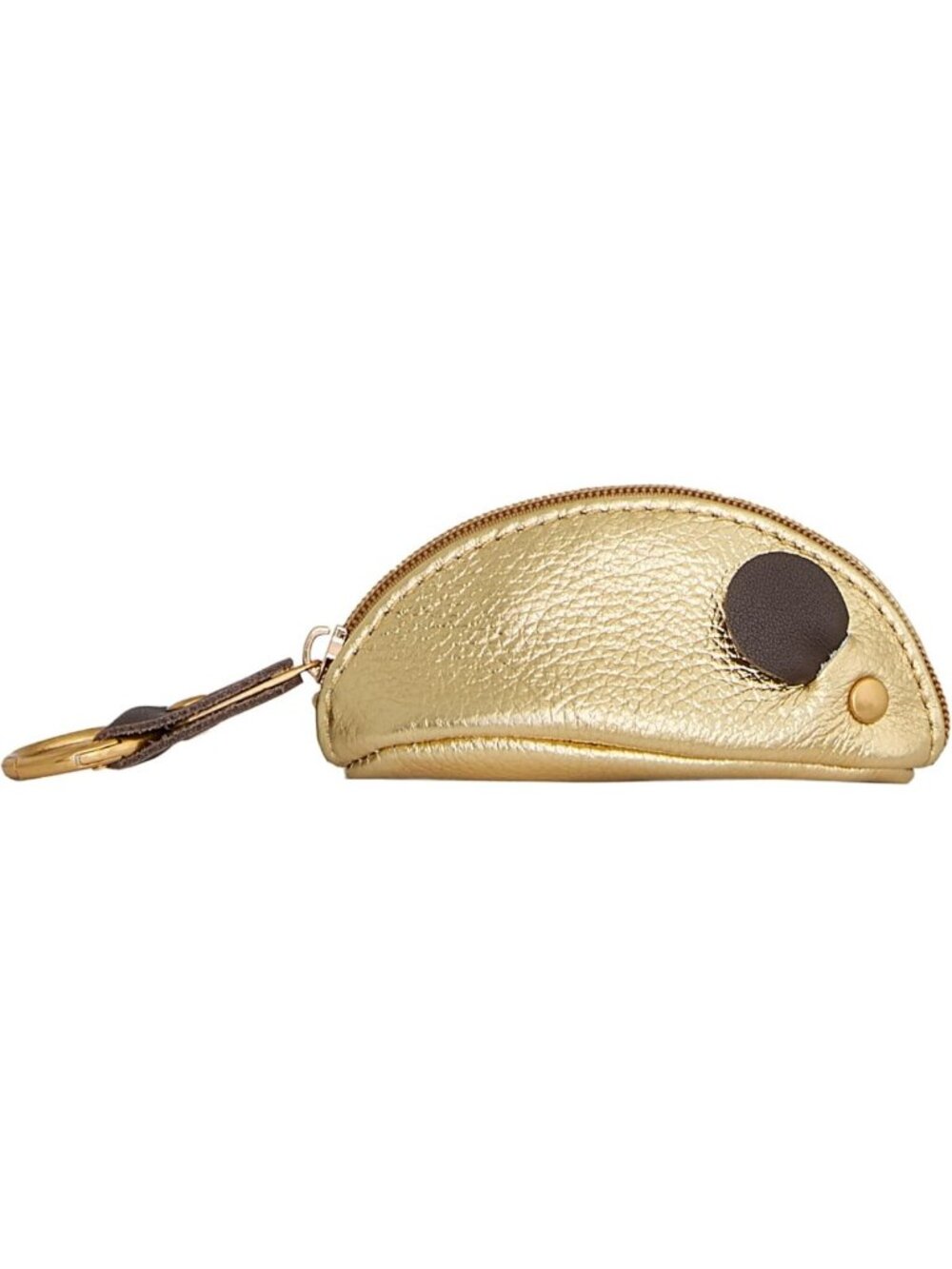 Chic Gold Mouse Coin Purse Bag Charm | Stylish Accessory for Fashion Lovers